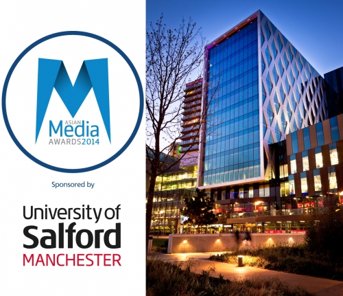 University Of Salford Are Premier Sponsors At Asian Media Awards 2014