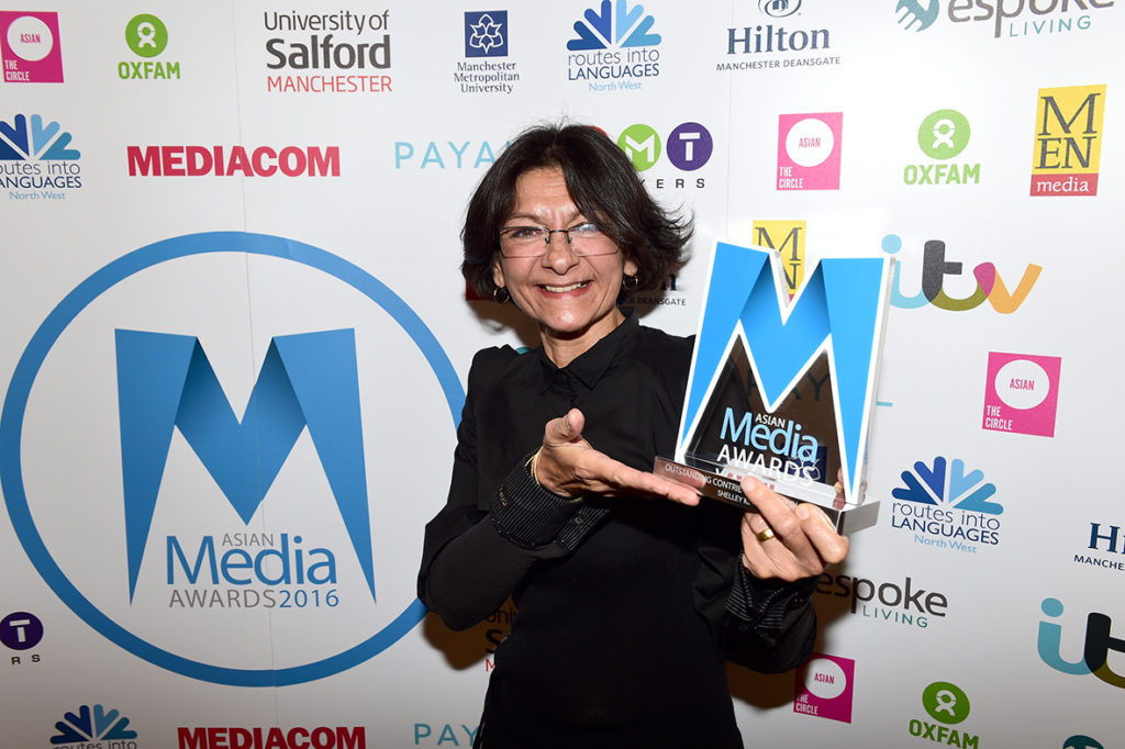 Shelley King honoured with Outstanding Contribution to Media Award