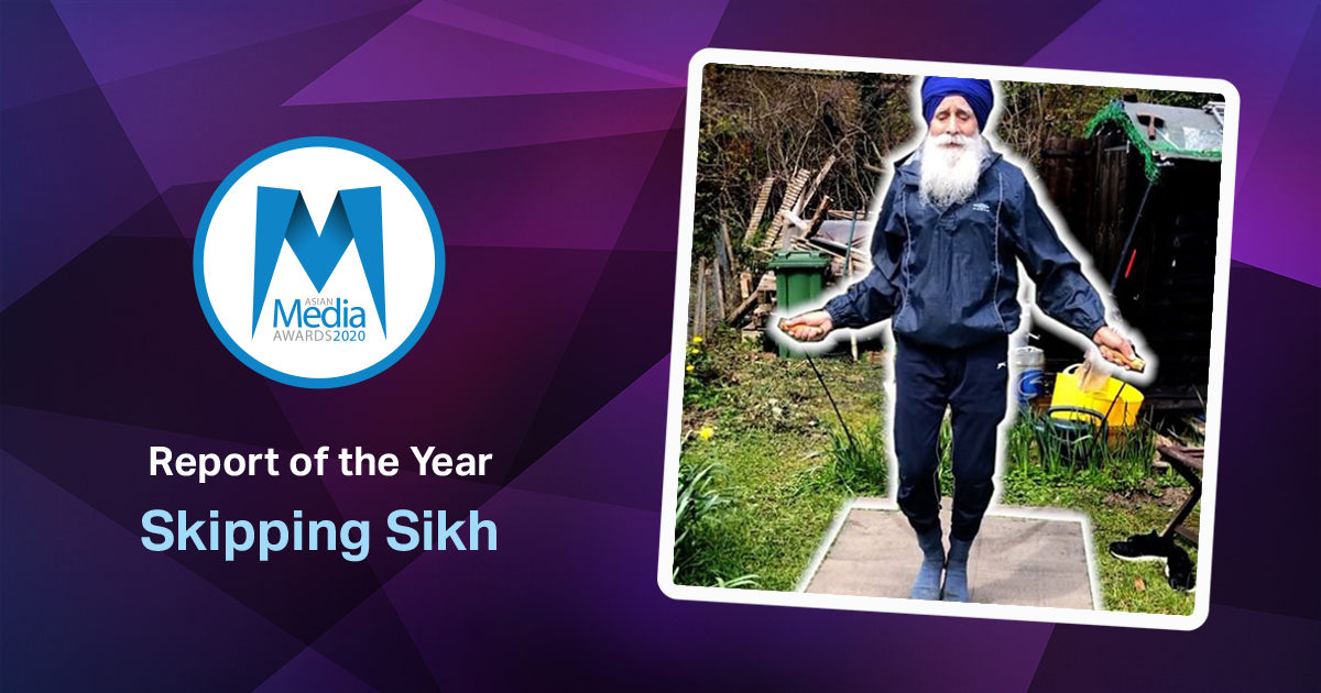 Uplifting Tale of the ‘Skipping Sikh’ is Report of the Year 2020