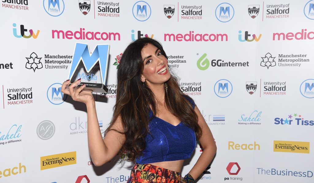 Noreen Khan wins first Radio Presenter award at AMA’s