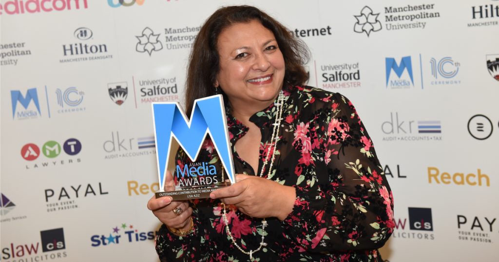 Lisa Aziz Honoured with Outstanding Contribution to Media Award 2022