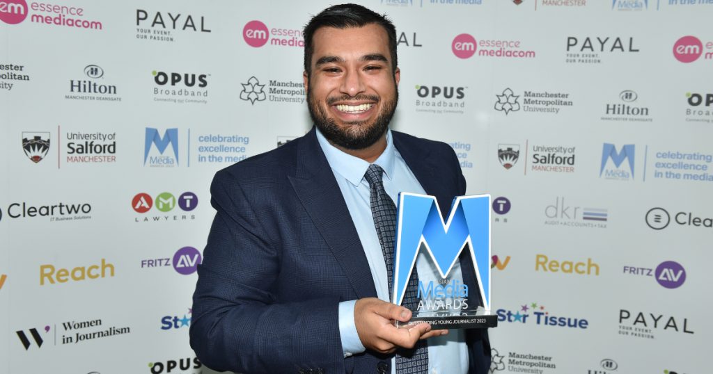 Raheem Rashid Named Outstanding Young Journalist 2023