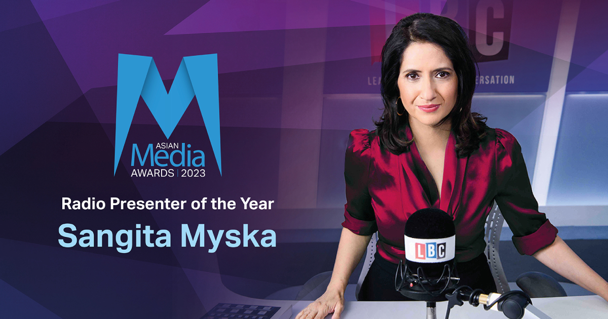 Sangita Myska Named Radio Presenter of the Year 2023