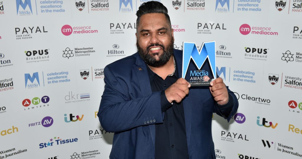 ‘I’m Just A Brown Boy Who Likes Football’: Aaron Paul Named 2023 Sports Journalist of Year
