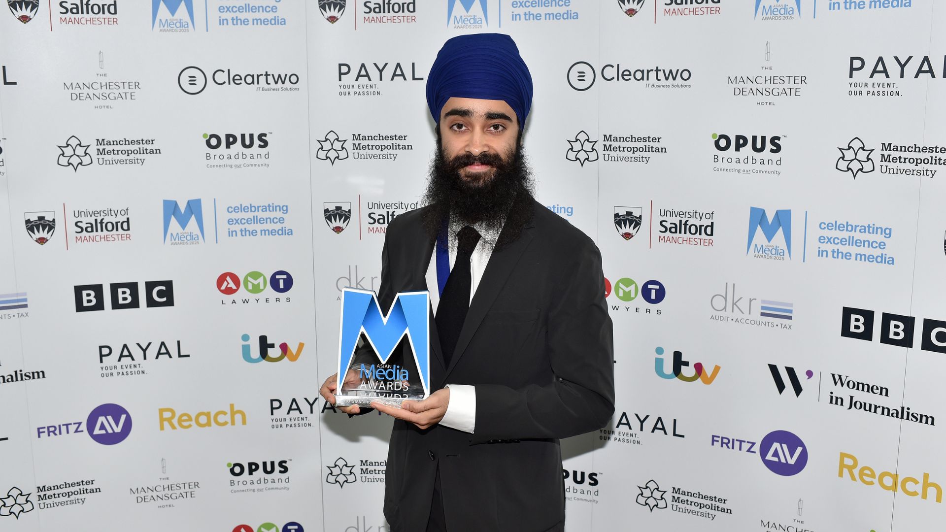 Amrit Singh Mann named Outstanding Young Journalist
